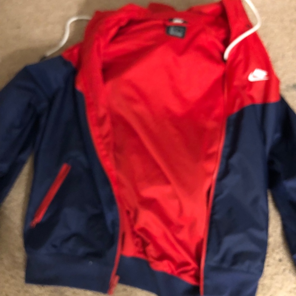 Red Nike Tech Sweatsuit